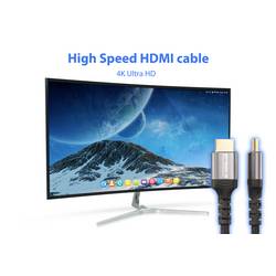 SpeaKa Professional HDMI kabel Zástrčka HDMI-A 3.00 m černá SP-13125612 4K UHD HDMI kabel