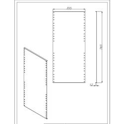 Fibox MPS 4084 Mounting plate (d x š) 783 mm x 355 mm ocelový plech 1 ks