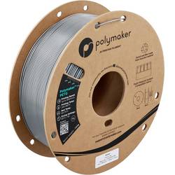 Polymaker PB05010 vlákno pro 3D tiskárny PETG plast Filament pro vysokorychlostní 3D tisk 1.75 mm 1000 g Silver, stříbrná 1 ks