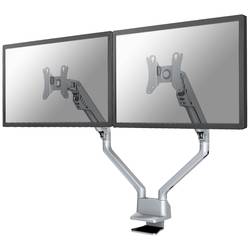 Neomounts FPMA-D750DSILVER držák na stůl pro monitor 25,4 cm (10) - 81,3 cm (32) nakláněcí, otočný, naklápěcí, nastavitelná výška šedá