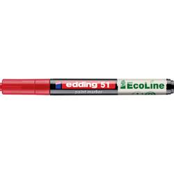 Edding 51 EcoLine 4-51-002 popisovač na laky červená 1 mm, 2 mm