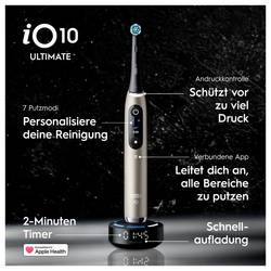 Braun Bra Oral-B iO Series 10 UltimateLunar Gold elektrický kartáček na zuby, černá, 17398125