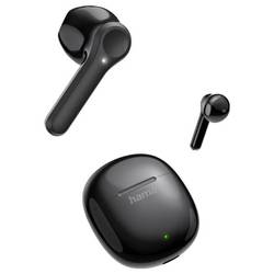 Hama Action One sluchátka otevřená (On Ear) Bluetooth® černá Nabíjecí pouzdro telefon
