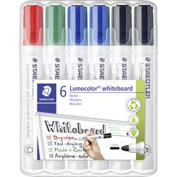 Staedtler Whiteboardmarker Lumocolor 6St Box 351 WP6 X sada popisovačů na bílé tabule červená, modrá, zelená, černá 6 ks
