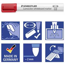 Staedtler Whiteboardmarker Lumocolor 6St Box 351 WP6 X sada popisovačů na bílé tabule červená, modrá, zelená, černá 6 ks