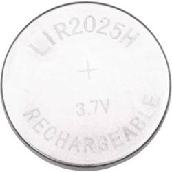 Akyga AKY1984 knoflíkový akumulátor LIR 2025 Li-Ion 48 mAh 3.7 V 1 ks