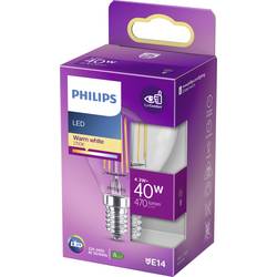 Philips LED 76315200 LED Energetická třída (EEK2021) F (A - G) E14 kapkový tvar 4.3 W = 40 W teplá bílá (Ø x d) 4.5 cm x 8.2 cm 1 ks
