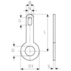 Vogt Verbindungstechnik 2007.68 pájecí očko Kontaktní plocha pocínovaný 100 ks (d x š) 12 mm x 6.5 mm