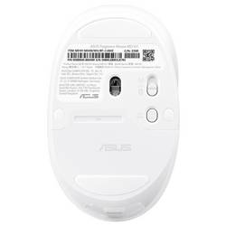 Asus ASUS MD101 Maus, weiß optická myš, přenos bezdrátový, 3 tlačítko, bílá