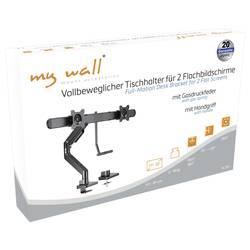 My Wall držák na stůl pro monitor HL59L 2 Displej: (s) 43,2 cm (17) - 81,3 cm (32) černá naklápěcí, otočný, nastavitelná výška