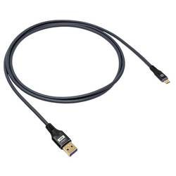Oehlbach USB kabel USB 3.2 Gen1 USB-C ® zástrčka, USB-A zástrčka 2 m antracitová pozlacené kontakty D1C9373