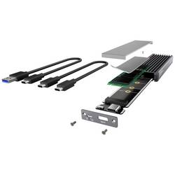 ICY BOX IB-1817MC-C31, Type-C® USB 3.1 (Gen 2) zu PCIe NVMe & SATA M.2 2230-42-60-80 SSD Pouzdro pro SSD M.2 USB-C™ (USB 3.1 Gen 2) 10 GBit/s M.2 PCIe NVMe,