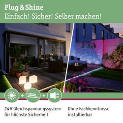 Paulmann 94596 Osvětlovací systém Plug&Shine propojovací kabel černá