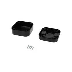 Hammond Electronics 1556BBK univerzální pouzdro 80 x 80 x 45 plast ABS zpomalující hoření černá 1 ks