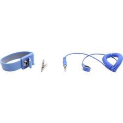 Quadrios ESD náramek modrá tlačítko 10 mm