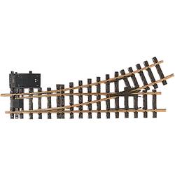 16150 kolej G LGB výhybka, elektrická, levá 440 mm 22.5 ° 1243 mm 1 ks