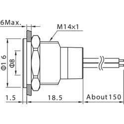 TRU COMPONENTS TC-7495248 LED žárovka modrá 12 V DC/AC