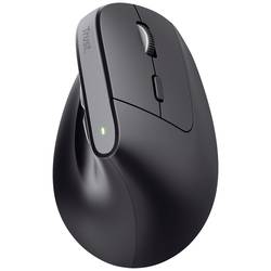 Trust Bayo+ optická ergonomická myš, přenos Bluetooth®, 6 tlačítko, 800 dpi, 1200 dpi, 1600 dpi, 2400 dpi, černá