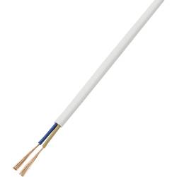 TRU COMPONENTS 1570218 připojovací kabel 2 x 0.75 mm² + 2 x 0.75 mm² bílá 20 m