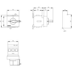 červená, žlutá 3pólový 16 mm² 25 A 690 V/AC Siemens 3LD21300TK13