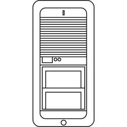 Siedle 200008558-00 příslušenství domovní telefon reproduktor vícebarevná