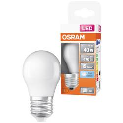 OSRAM HOMELIGHTING 4099854023088 LED Energetická třída (EEK2021) F (A - G) E27 Kulové svítidlo (miniaturní) 4.9 W = 40 W neutrální bílá (Ø x v) 45 mm x 45 mm 1