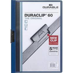 Durable DURACLIP 60 - 2209 220907 DIN A4 tmavě modrá