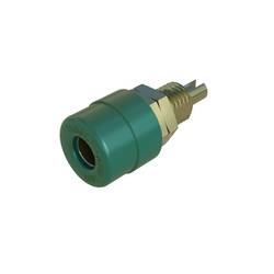 Hirschmann Test & Measurement BIL 20 Au gn zdířka pro banánek zásuvka, vestavná vertikální Ø pin: 4 mm zelená 1 ks