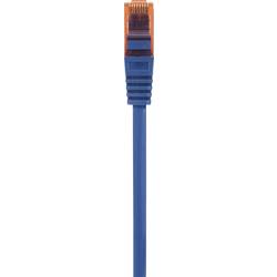 Renkforce RF-5044024 RJ45 síťové kabely, propojovací kabely CAT 6 U/UTP 0.50 m modrá s ochranou, bez halogenů 1 ks