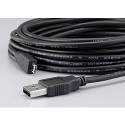 Renkforce USB kabel USB 2.0 USB-A zástrčka, USB Micro-B zástrčka 2.00 m černá RF-6830432