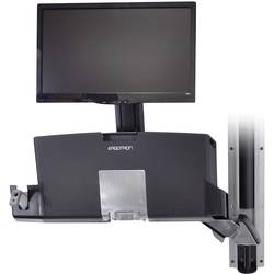 Ergotron držák na zeď pro monitor StyleView Sit-Stand Combo 1 Displej: (s) 25,4 cm (10) - 61 cm (24) hliník (leštěný) nastavitelná výška, odkládací místo na
