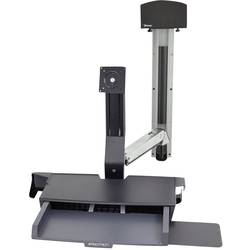Ergotron držák na zeď pro monitor StyleView Sit-Stand Combo 1 Displej: (s) 25,4 cm (10) - 61 cm (24) hliník (leštěný) nastavitelná výška, odkládací místo na