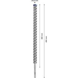 Bosch Accessories EXPERT SDS plus-7X 2608900150 wolfram-karbid příklepový vrták 1 ks 24 mm Celková délka 450 mm SDS plus 1 ks