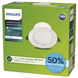 Philips 8720169308121 Diamond vestavné svítidlo, LED, 2.2 W, bílá
