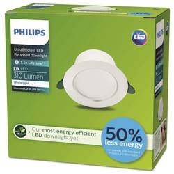 Philips 8720169308084 Diamond vestavné svítidlo, LED, 2 W, bílá