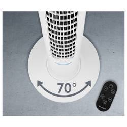 Trisa Comfort Breeze sloupový ventilátor 28 W (d x š x v) 320 x 320 x 1150 mm bílá, černá s dálkovým ovládáním, otočný, s časovačem