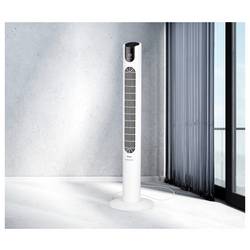 Trisa Comfort Breeze sloupový ventilátor 28 W (d x š x v) 320 x 320 x 1150 mm bílá, černá s dálkovým ovládáním, otočný, s časovačem