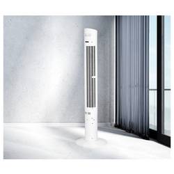 Trisa Comfort Breeze sloupový ventilátor 28 W (d x š x v) 320 x 320 x 1150 mm bílá, černá s dálkovým ovládáním, otočný, s časovačem