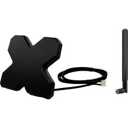 Wittenberg Antennen LTE, WLAN, Portabel Antennenset für Router Antenne 1 LTE Twin Kabel 2m K-103521 anténa 5 dBi 2.4 GHz