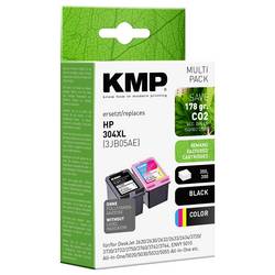 KMP Ink náhradní HP 304XL, N9K08AE, N9K07AE kompatibilní kombinované balení černá, barva H175VX 1759,4005