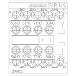 Siemens 3RH2262-1BB40 pomocný stykač 1 ks