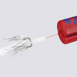 Knipex 16 60 100 SB odizolovací nástroj Vhodné pro odizolovací kleště koaxiální kabel, Kulaté kabely 4.8 do 7.5 mm