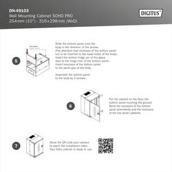 Digitus DN-49103 10 nástěnná rozváděcí skříň 9 U černá, černá (RAL 9005)