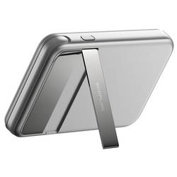 ECOFLOW Rapid 5000 powerbanka Li-Ion, 5000 mAh, MagSafe, Bezdrátové nabíjení Qi, USB-C®, Bezdrátové nabíjení, stříbrná