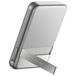 ECOFLOW Rapid 5000 powerbanka Li-Ion, 5000 mAh, MagSafe, Bezdrátové nabíjení Qi, USB-C®, Bezdrátové nabíjení, stříbrná