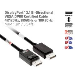 club3D DisplayPort kabel Konektor DisplayPort 1.20 m černá CAC-1091 Kabel DisplayPort