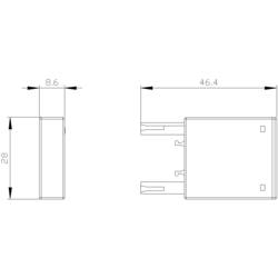 s přepěťovou ochranou 3RT29161BD00 s varistorem 1 ks Siemens 3RT2916-1BD00