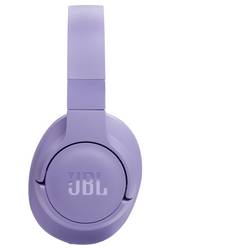 JBL Tune 720BT sluchátka uzavřená (Over Ear) Bez kabelu, Bluetooth®, kabelová stereo nachová regulace hlasitosti, Vypnutí zvuku mikrofonu Hi-Fi