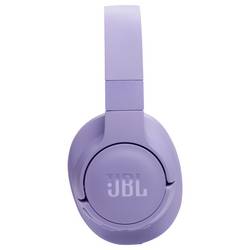 JBL Tune 720BT sluchátka uzavřená (Over Ear) Bez kabelu, Bluetooth®, kabelová stereo nachová regulace hlasitosti, Vypnutí zvuku mikrofonu Hi-Fi