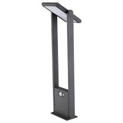 EVN PLS541502 PLS541502 venkovní solární stojanové světlo s PIR senzorem LED pevně vestavěné LED 1.6 W antracitová